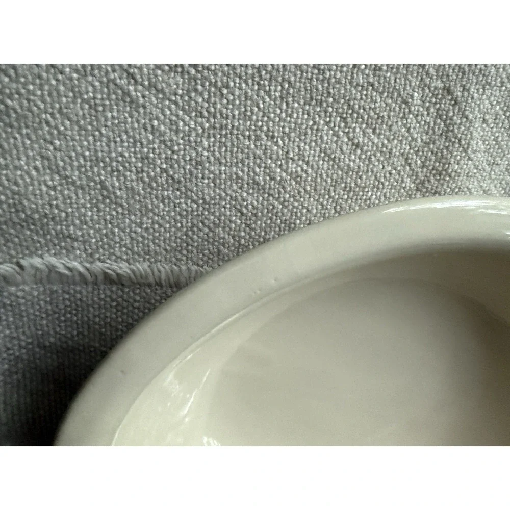 VTG McCoy Pottery Cream Stoneware Mixing Bowl 10in USA